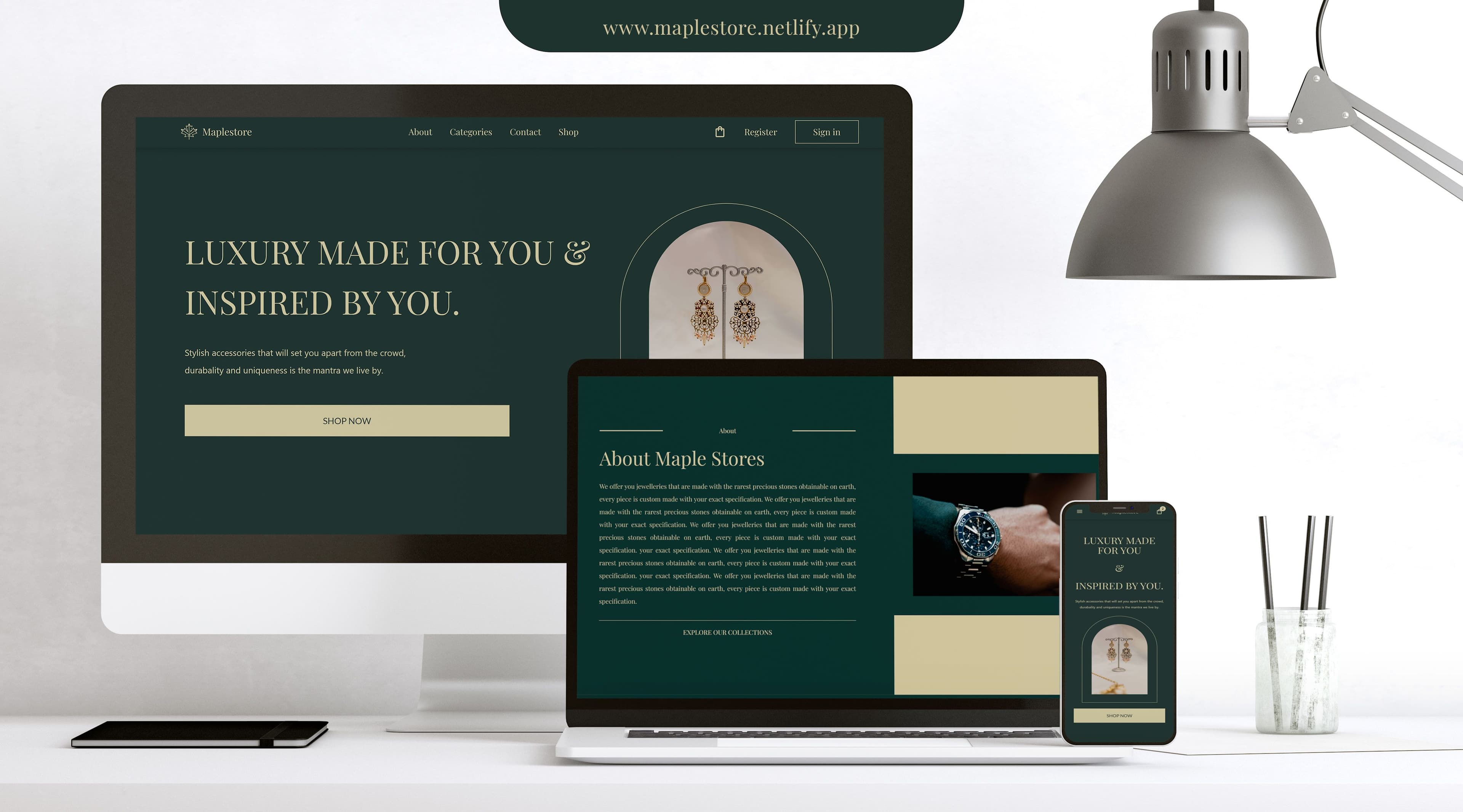 Maple Ecommerce Website